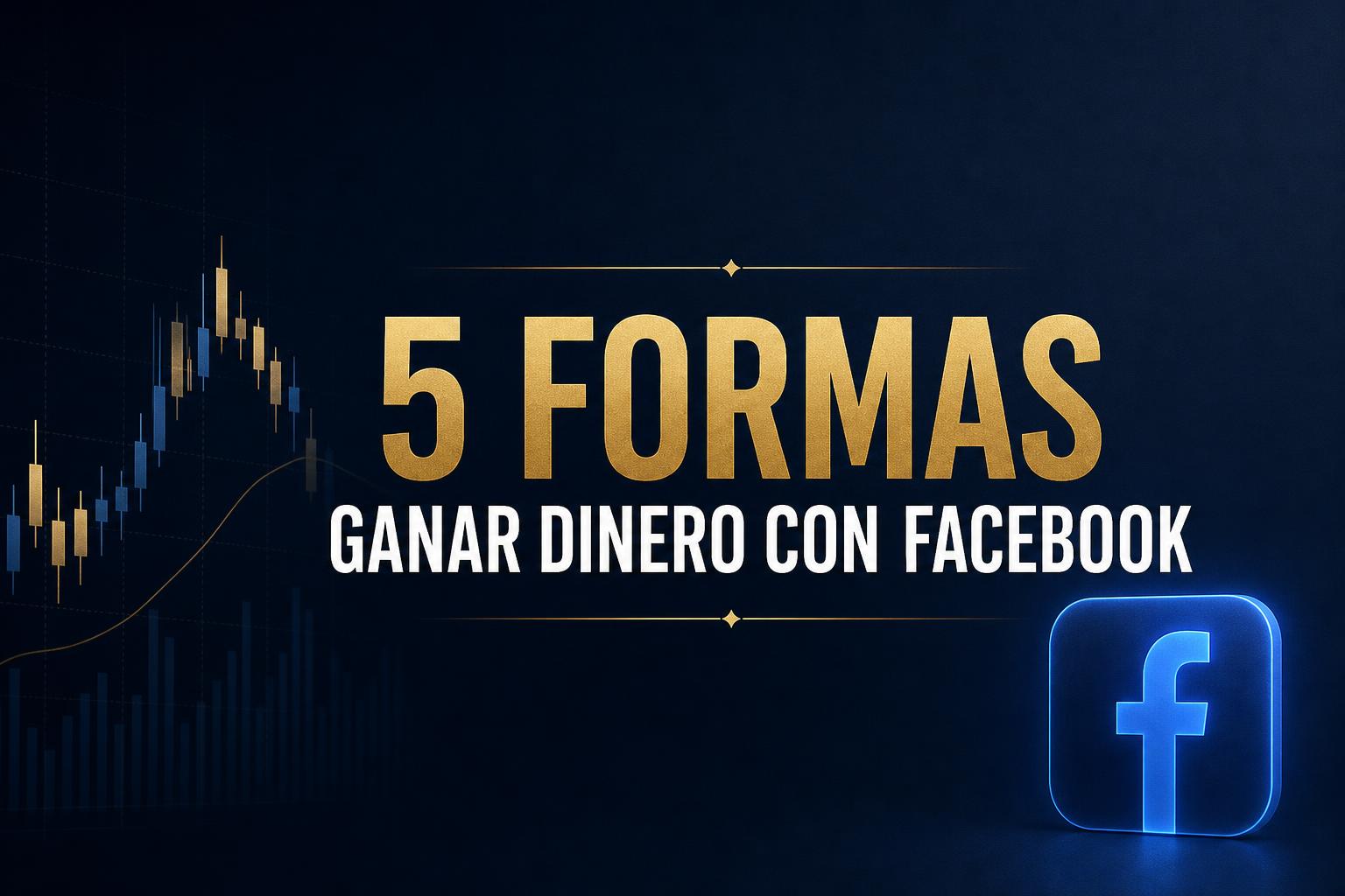 5 formas de ganar dinero con Facebook en 2026
