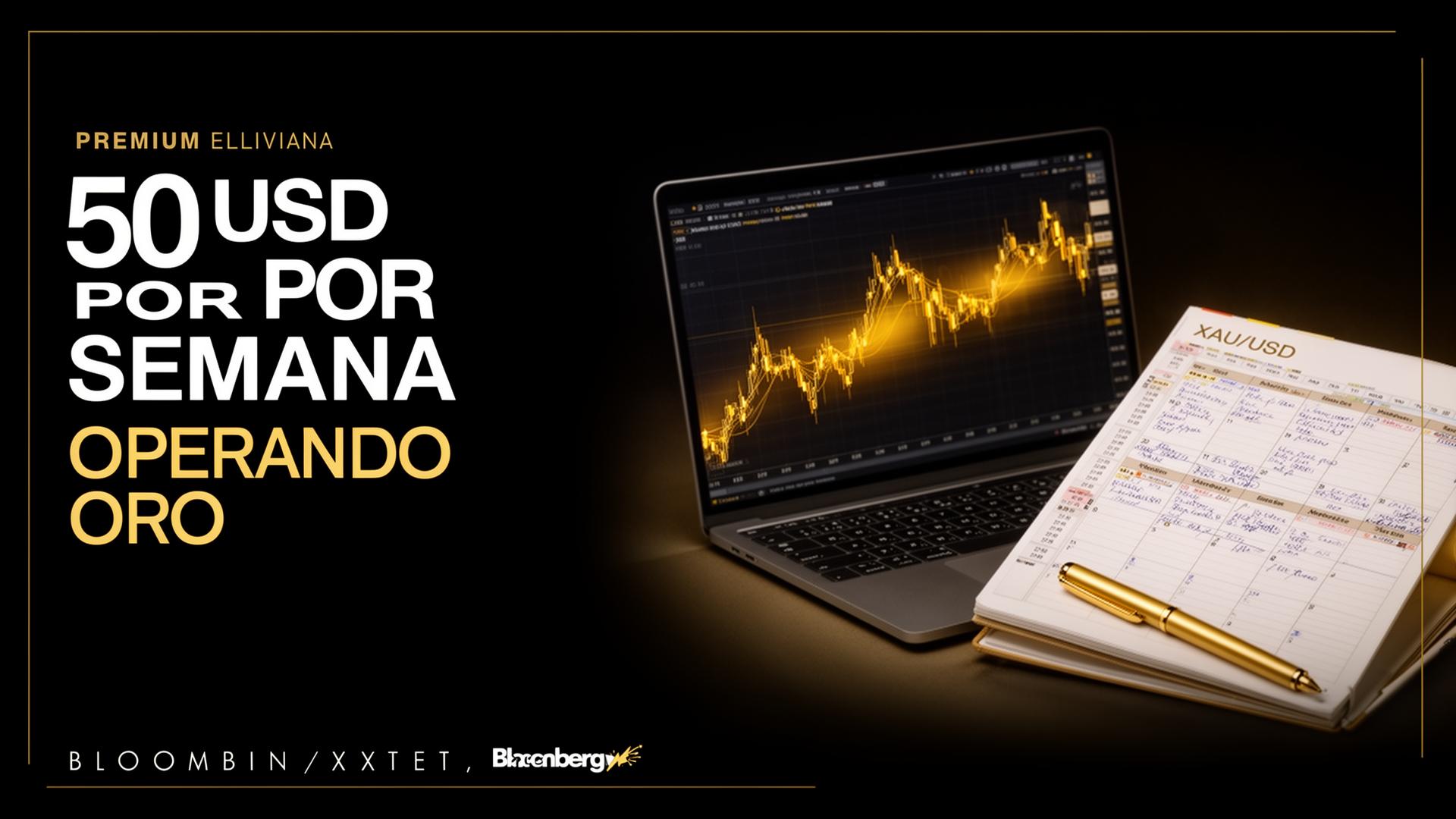 ¿Cómo intentar generar 50 USD por semana operando Oro?