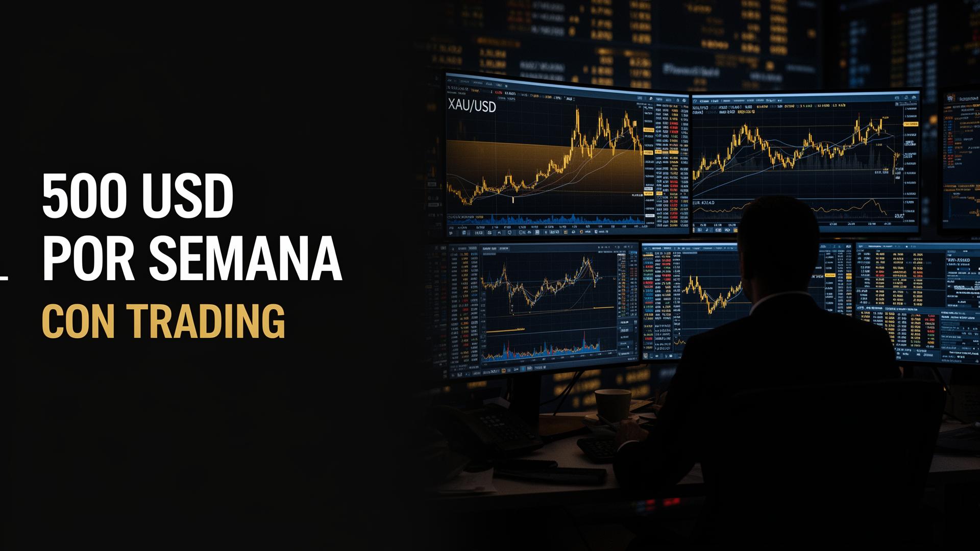 ¿Cómo intentar generar 500 USD por semana con trading?