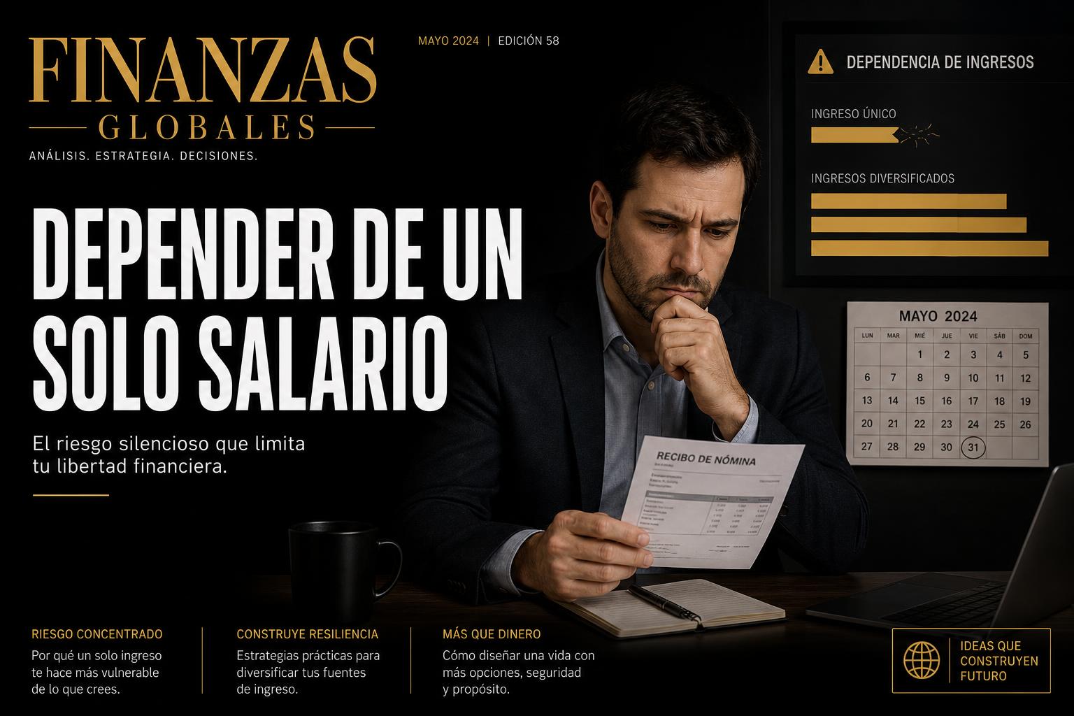 ¿Por qué depender de un solo salario puede ser peligroso?