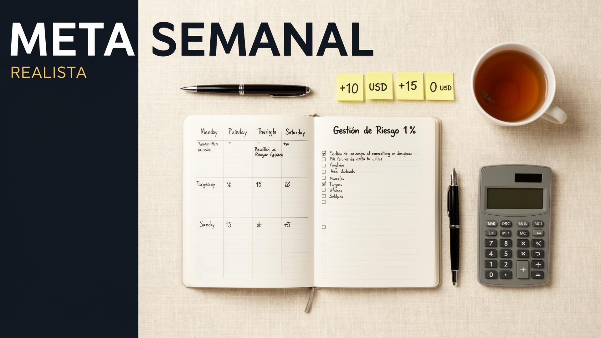 ¿Cuál es una meta semanal realista para principiantes?