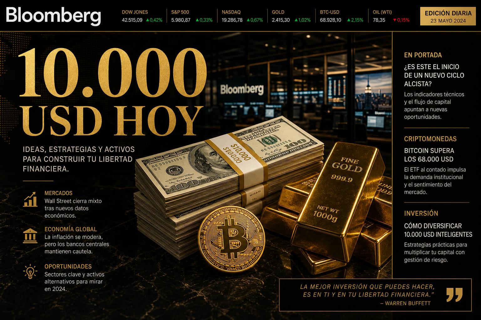 Si tuvieras 10.000 USD hoy, ¿qué comprarías?