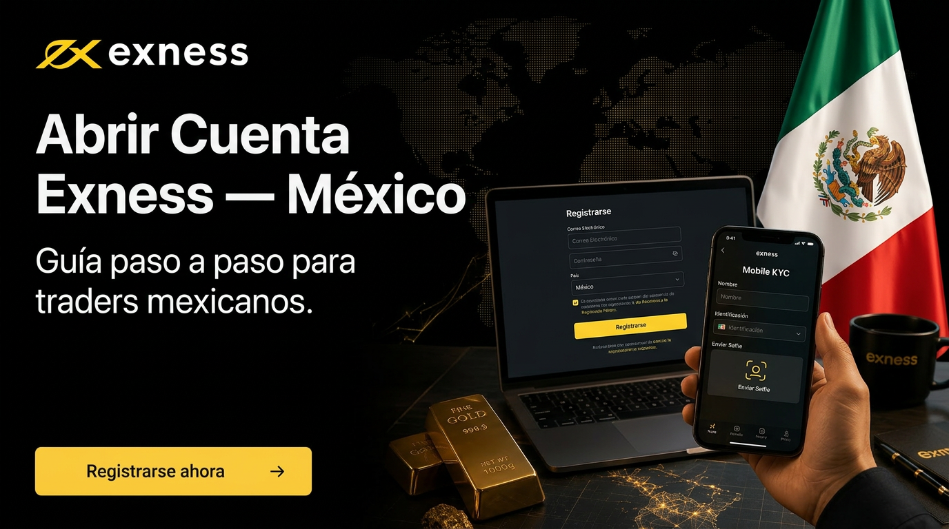 Cómo abrir una cuenta Exness en México (2026)