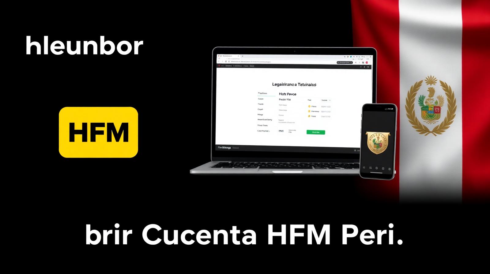 Cómo abrir una cuenta HFM en Perú (2026)