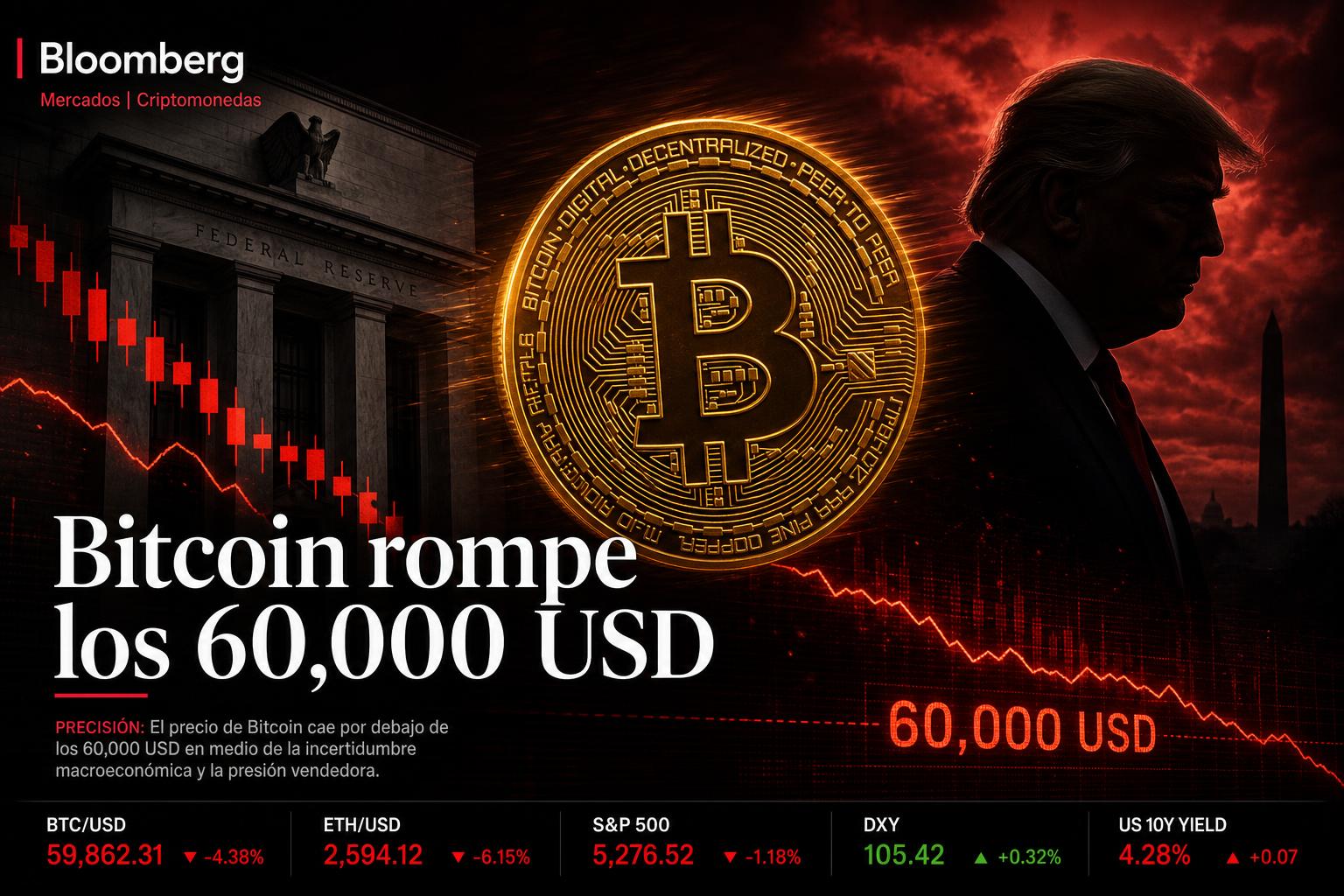 Bitcoin rompe los 60,000 USD: ¿Qué está pasando realmente?