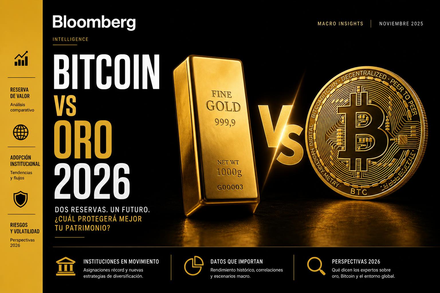 Bitcoin vs Oro: ¿cuál protege mejor tu dinero en 2026?