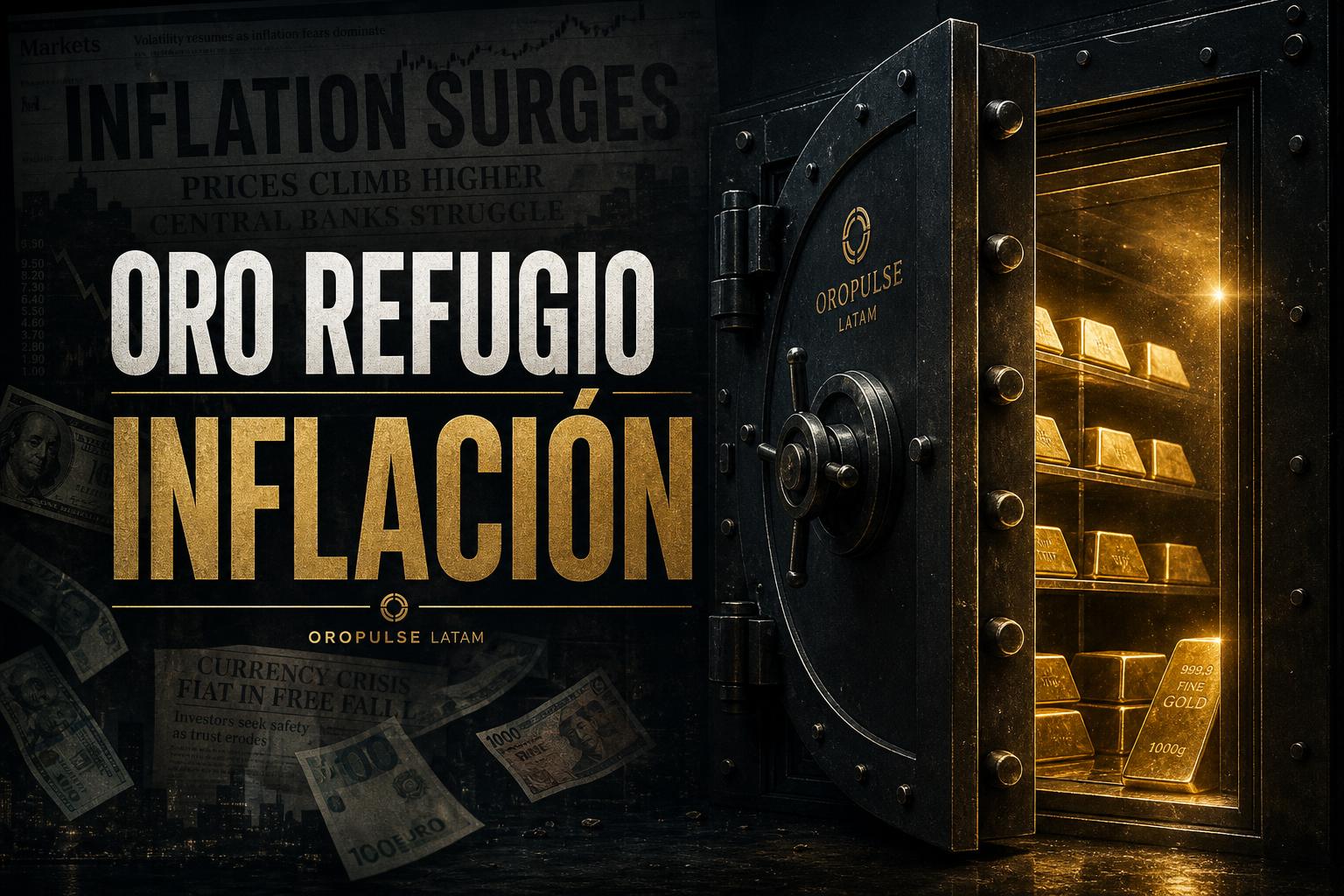 Cómo proteger tu dinero usando Oro durante crisis económicas