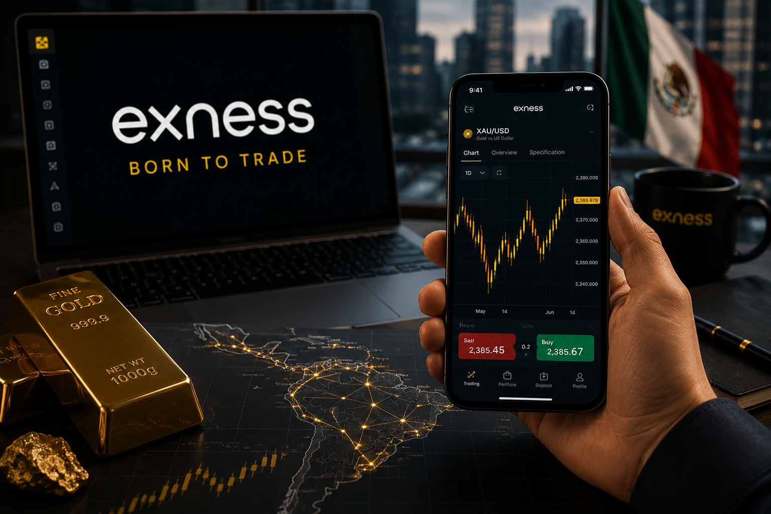 Exness Review 2026 : análisis completo del broker para traders
de Forex y Oro en LATAM