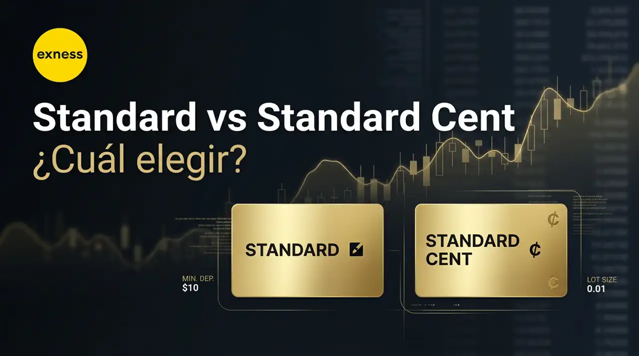 Exness Standard vs Standard Cent: diferencias y cuál elegir