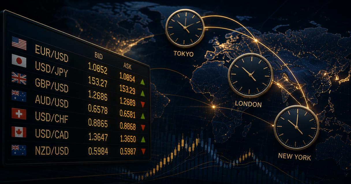 ¿Cómo funciona Forex? Mecánica del mercado de divisas explicada
