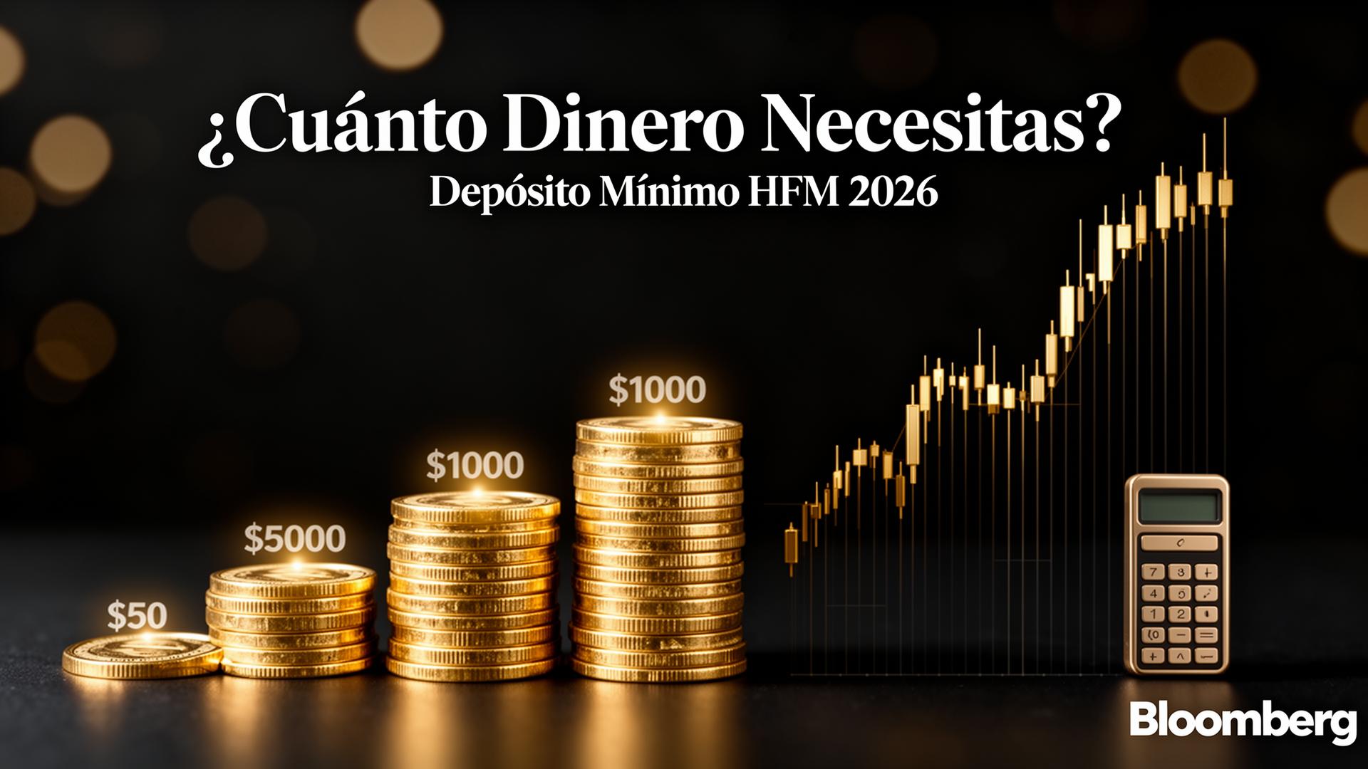 ¿Cuánto dinero necesitas para empezar a operar en HFM?