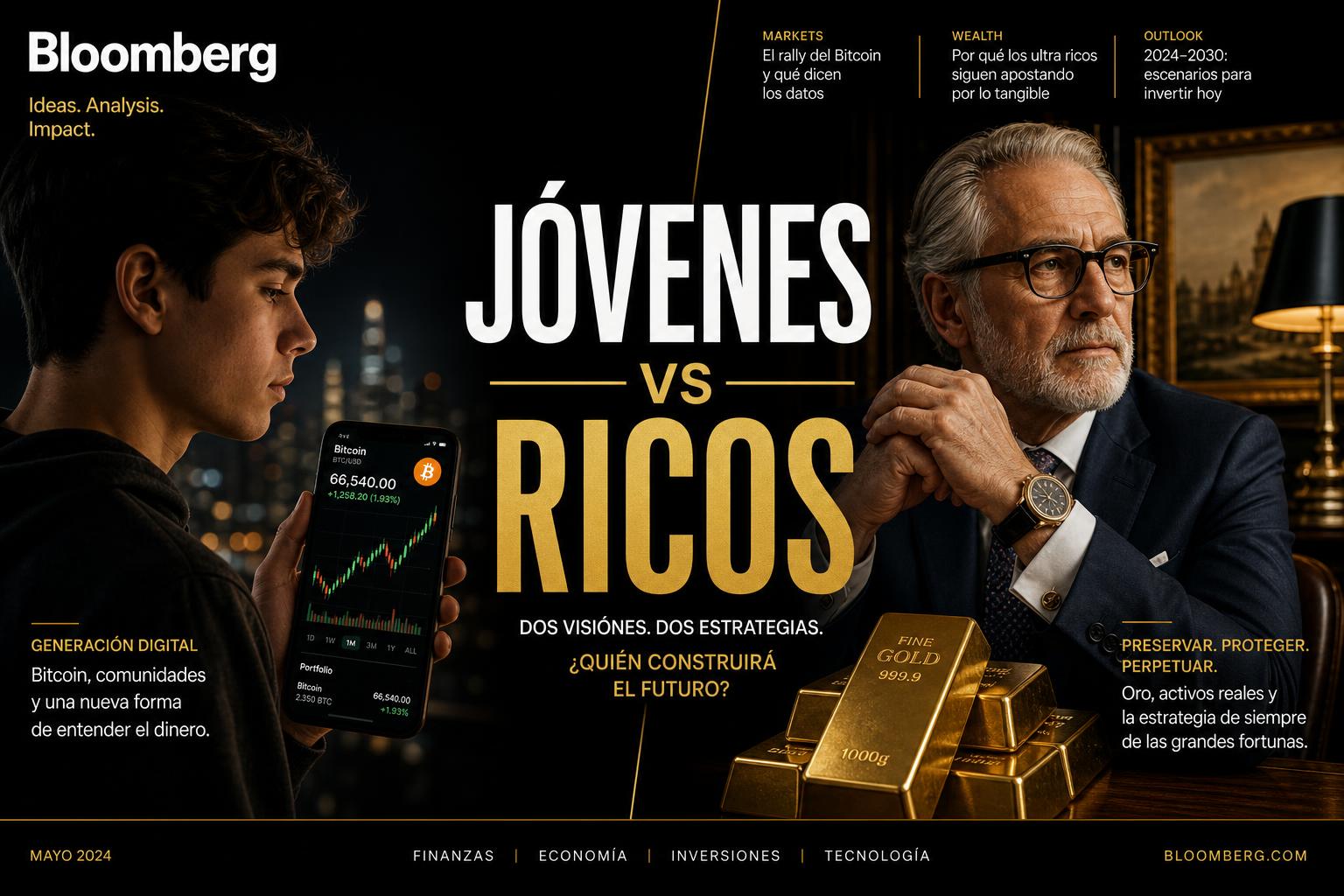 ¿Por qué los jóvenes compran Bitcoin y los ricos compran Oro?