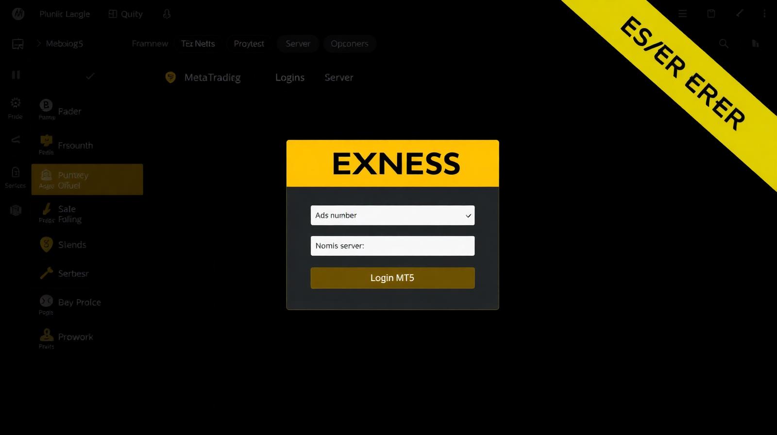 Cómo iniciar sesión en MT5 con Exness (login completo 2026)