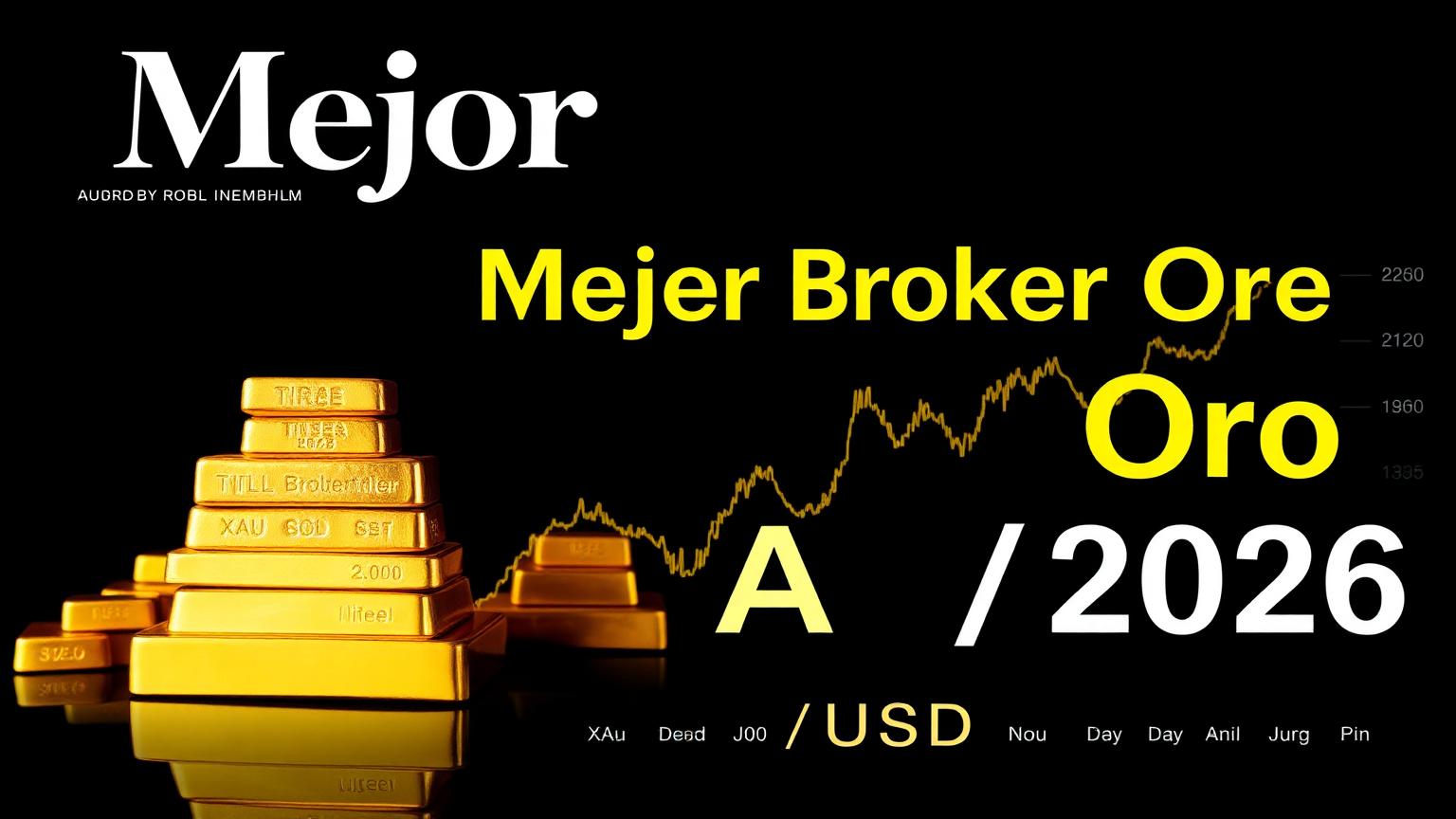 Mejor Broker para operar Oro (XAU/USD) en 2026: Exness, HFM e IC Markets