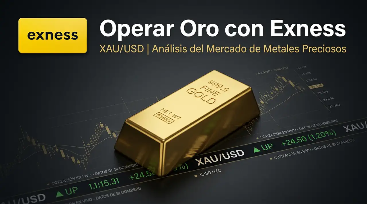 Cómo operar Oro (XAU/USD) usando Exness en 2026