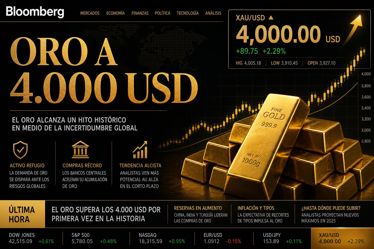 ¿Vale la pena comprar Oro a 4.000 USD en junio de 2026?