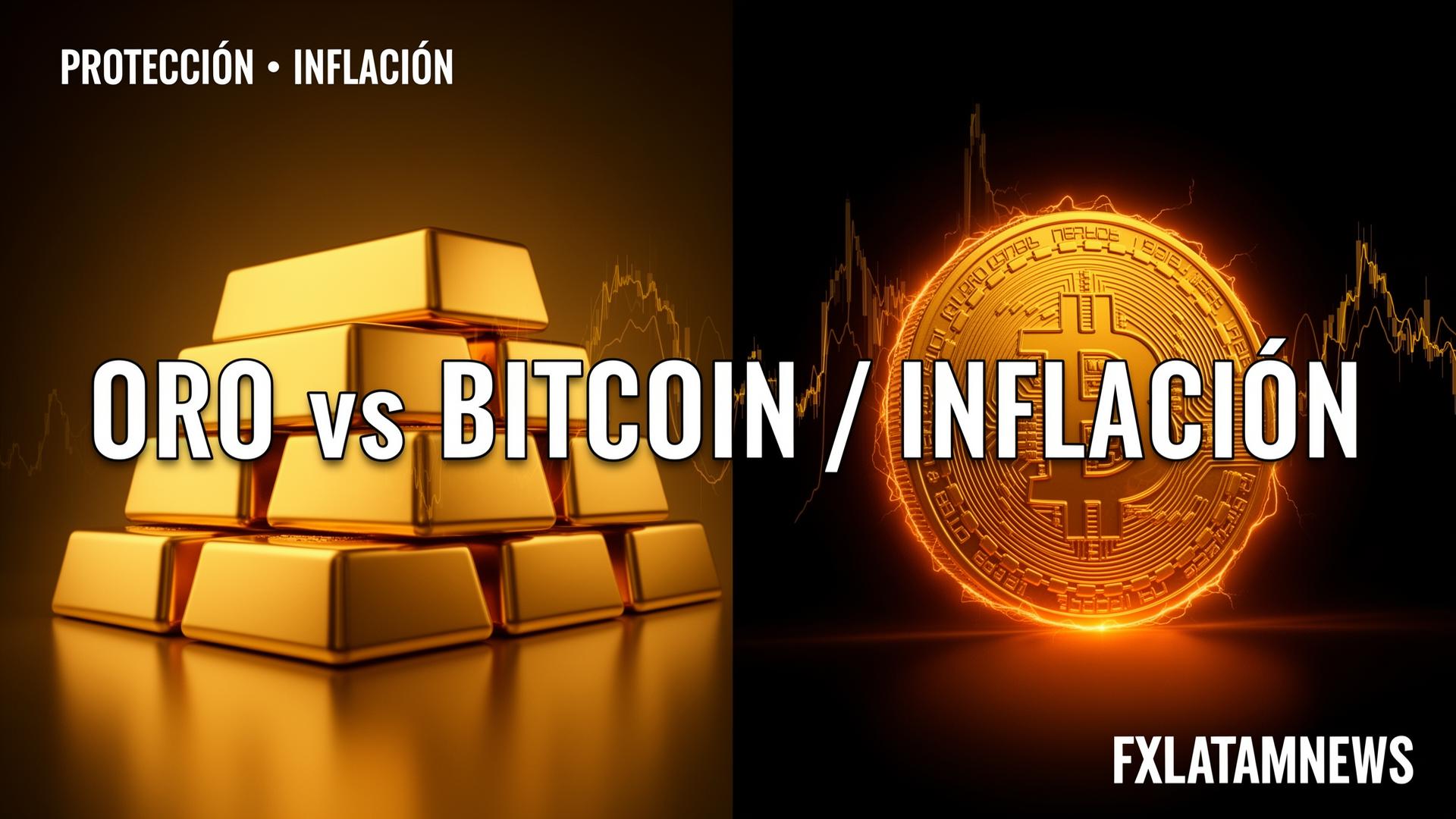 Cómo proteger tu dinero frente a la inflación usando Oro y Bitcoin