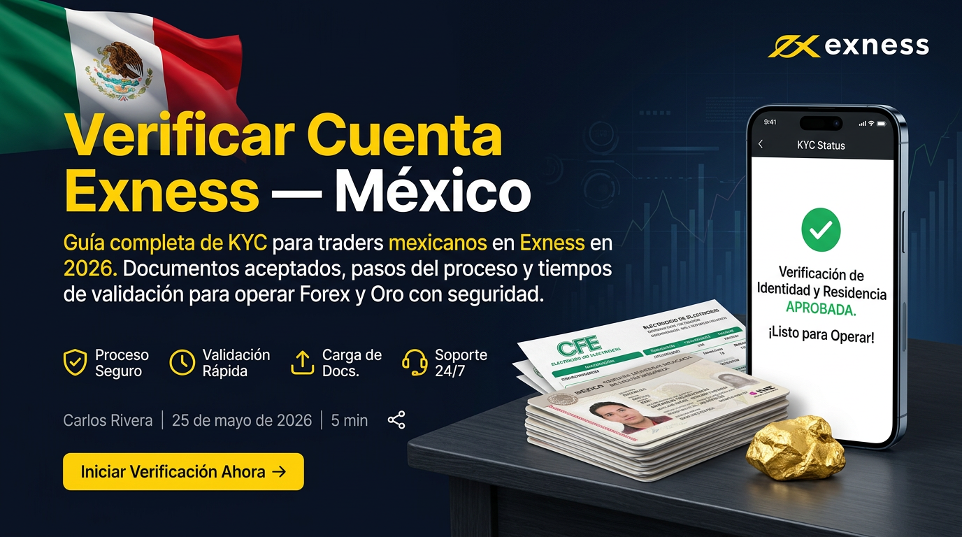 Cómo verificar una cuenta Exness en México (2026)